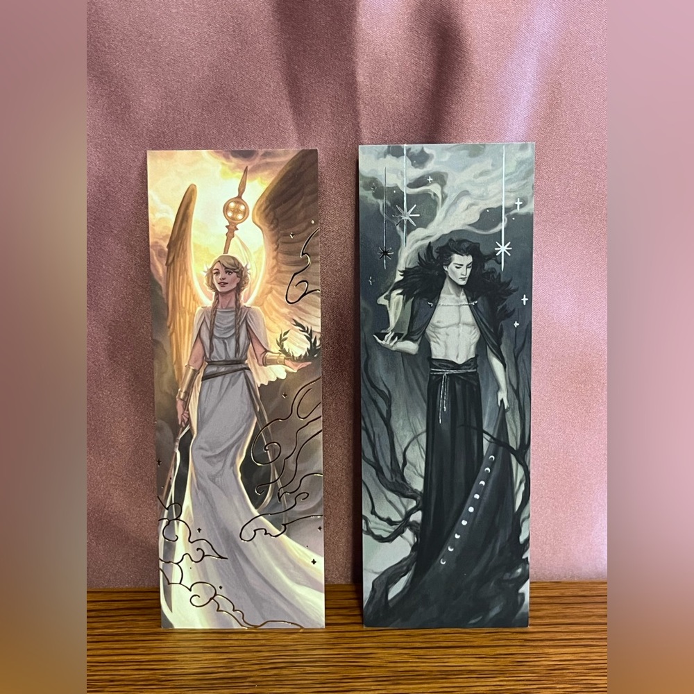 Fairyloot Collectible Mythology Foil Nike & Morpheus Bookmarks
